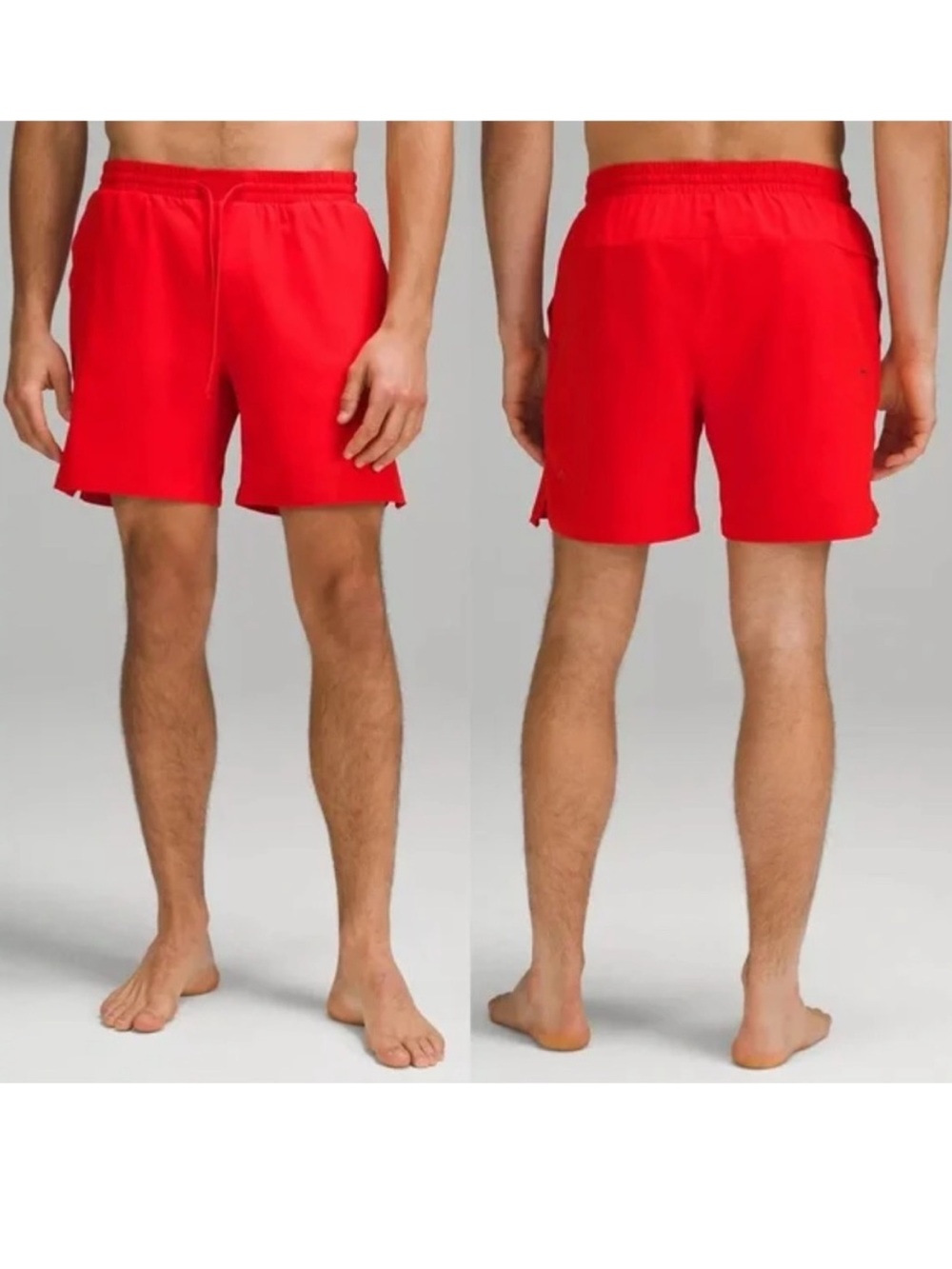 Lululemon Athletica Men's Pool Short 7" *Lined True Red L excellent condition
